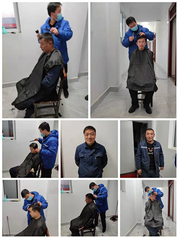 秦邦 李亚军同志免费为各人剃头.jpg