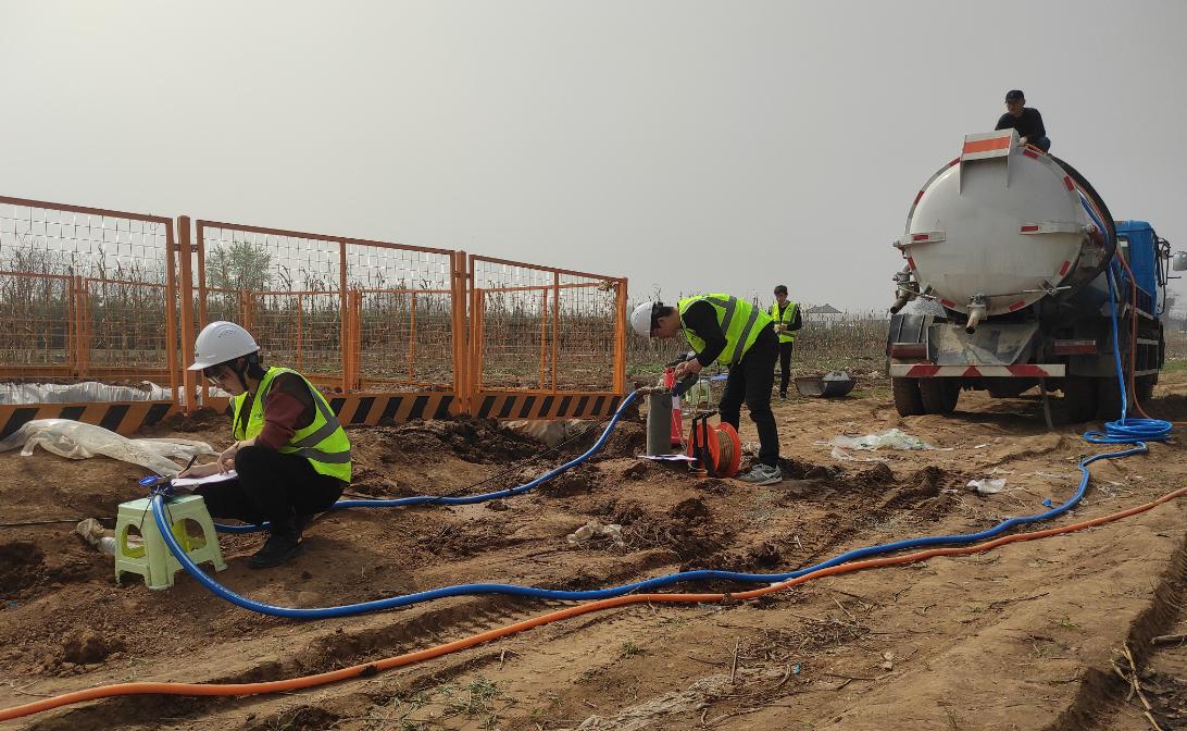 接纳抽水试验盘算含水层渗透系（2020年拍摄于陕西省西安市临潼区）.jpg